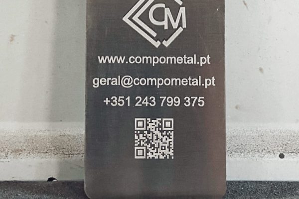 Chapa promocional da Compometal Chapa promocional da Compometal